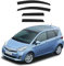 DLLHL Auto Seitenfenster Windabweiser für Toyota Verso-S 2010-2017,PC Luftabweiser Regenabweiser Seitenfensterabweiser Aerodynamisch Lüftungsschutz Auto Zubehör