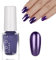 Metallic Nail Polish - Mirror Finish, Water-Based, Quick Drying, Long Lasting, Metal Effect, Breathable Purple Plating