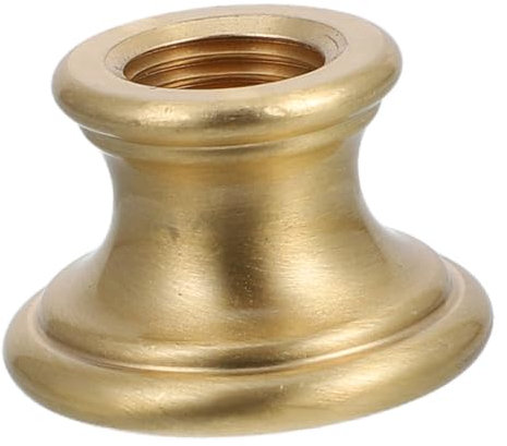 OSALADI Turned Brass Lamp Connector Threaded Spindle for Table and Wall Lamps Solid Brass Extension Tube for Height Fixture Parts