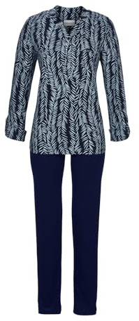 Ringella Pyjama mit Knopfleiste und Brusttasche