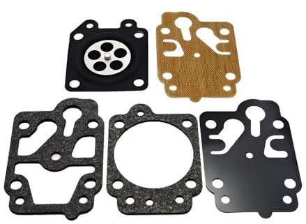 JWLPJSD Vergaser Membran Set Reparatur Kit Fit for Carb 139f 26CC 33CC 43CC 52CC Gras Garten Werkzeuge