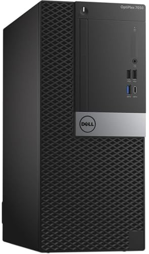 Desktop-PC Dell OptiPlex 7050 Tower, Prozessor Core i7 – 7700, 16 GB RAM, 240 GB SSD, Win 11 Pro (generalüberholt)
