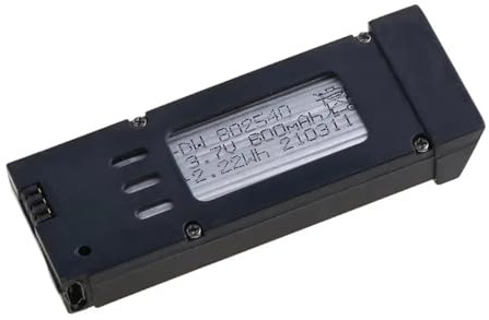 Batterie Lipo 3.7V 600mAh, Compatible avec Drone RC E58 E68 JY109, Batterie au Lithium, télécommande UAV(1PCS)