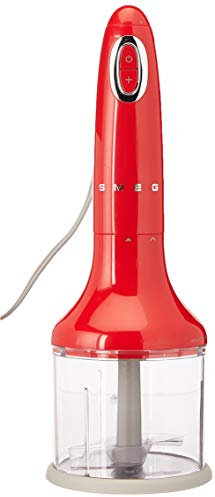 Smeg Red 50's Retro Hand Blender with Accessories