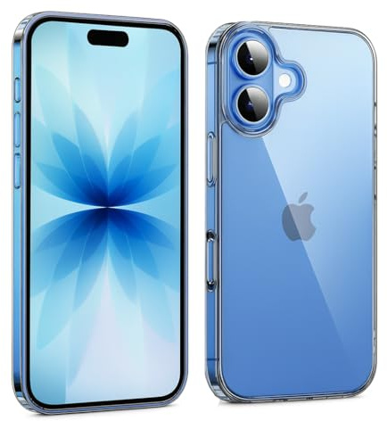 KP TECHNOLOGY Case For iPhone 17, Clear Thin Transparent Silicone Gel Cover Case for iPhone 17 (CLEAR)