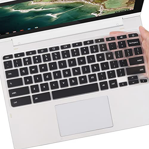 Keyboard Cover Fit 2018 2017 2016 Acer Premium R11 11.6 Convertible 2-in-1 Chromebook |11.6 Acer Chromebook 11 CB3-131 CB3-132 |13.3 Acer Chromebook R 13 |15.6 Acer Chorembook 15 -Black