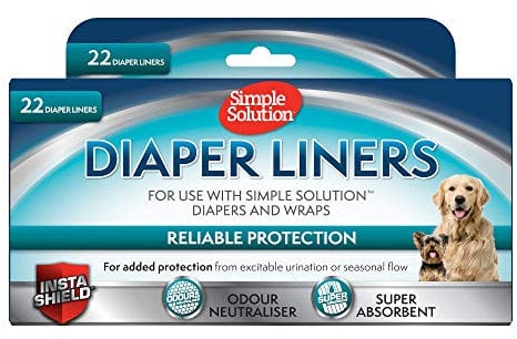 Simple Solution Einweg-Hundewindeleinlagen Ultra-Absorptionsfähigkeit, 22er-Pack