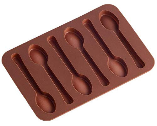 Spoon Shape Silicone Chocolate Mould/Silicone Spoon Mould/Chocolate Mould Onlineforu Ltd