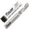 Align Carbide, O Single Flute Router Bit, 1/4 Inch Cutting Diameter, 1/4 Inch Shank, UP Cut, Premium Solid Micro Grain Carbide, Spiral Plunge, Flat Cutting Face, CNC Router Pro-Series.