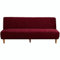 BXFUL Sofabezug ohne armlehnen, Couchbezug ohne armlehne Elastischer Antirutsch Clic Clac Sofahusse Couch überzug Stretchhusse Weich Stoff (160-190cm,Weinrot)