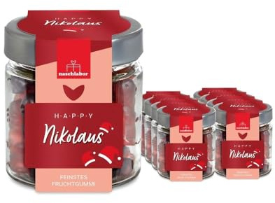 8 Stück Bonbons im Geschenkglas Feuerzangenbowle to Go | Große-Verpackung