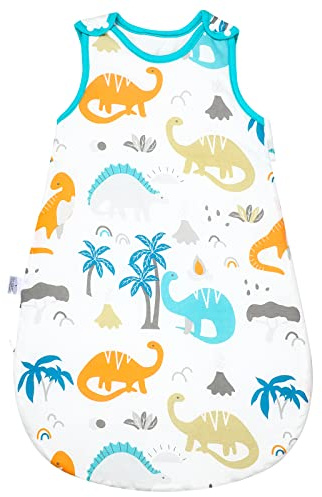 MOEMOE BABY Babyschlafsack, 1,5 Tog ärmelloser Babyschlafsack Baumwoll Winterschlafsack Babyschlafsäcke L