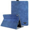 CXTCASE Hülle für iPad 10.2 Zoll 2021/2020/2019 (9./8./7. Generation), Multi-Winkel Folio Flip PU Lederhülle Smart Cover Case Schutzhülle für iPad 10.2 2021/2020/2019 (9./8./7. Generation), Blau