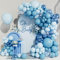 Hellblaue Luftballon Girlande Set,Ballon Girlande Geburtstagsdeko Blau,Luftballons Blau Verschiedene Größen 18 12 10 5 Zoll,Luftballons Konfirmation,Ballon Blau Für Baby Shower Deko Boy Hochzeit Party