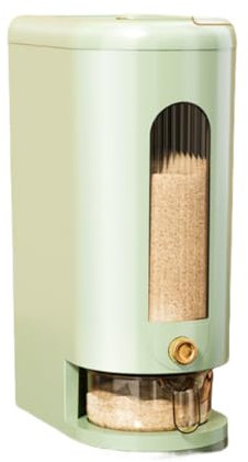 Large Pet Food Storage Container ，Dog Food Storage Container 15kg with Measuring Cup and Pour Spout for Dogs and Cats (10kg,Green)