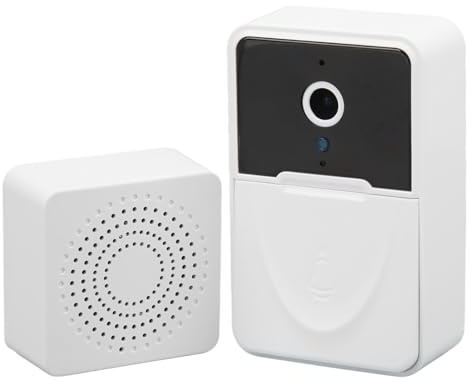 X3 Smart Video Doorbell Visible WiFi, Two Way Voice, HD Wide Angle Lens, Remote Video Call, Day and Night Camera, Automatic Cycle Coverage, Home Security Camera for Smart Homes