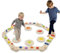 Holz Balancierbalken mit Balanciersteine, Indoor und Outdoor, geeignet für Kinder, frei kombinierbar, Montessori Balance Boards, Gymnastik Hindernis Kurs Spielzeug für Mädchen Jungen