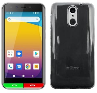 Fixgut® Hülle kompatibel mit Seniorenhandy Artfone Smart 500, Soft TPU Schutzhülle Case - Artfone Smart 500