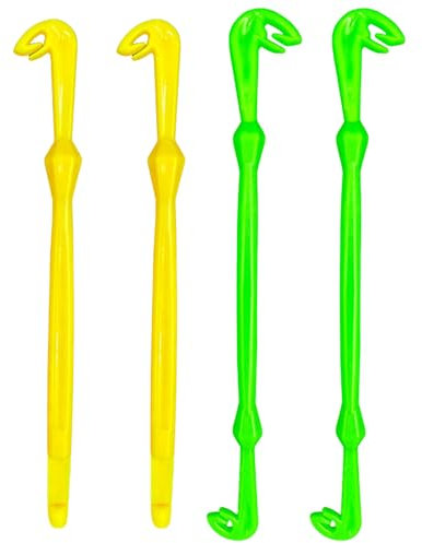 Montesy 4 Pcs Hook Loop Tyer Fishing Line Knot Tying Tool Fishing Hook Remover Fishing Detacher Device Easy To Use