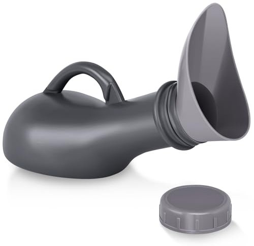 OUTFANDIA Tragbares Urinal für Erwachsene (Grau)
