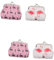 LIFKOME 4 Pièces porte-monnaie pour femme porte-monnaie femme porte-monnaie pour filles mignonette portefeuilles femme wallet for women portemonnaie femme porte-monnaie flamant rose