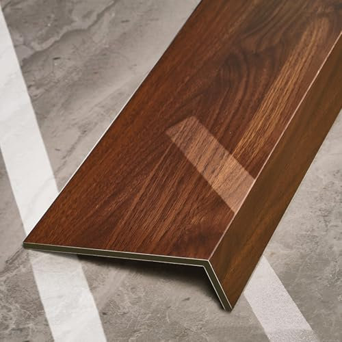 Appui de fenêtre Protecteur Protecteur de Rebord de Fenêtre Décoratif avec Finition en Grain de Bois, Rebord de Fenêtre Intérieur Taille Personnalisée, Revêtement de Nez de Fenêtre en Baie Étanche(140