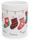 Taza personalizable con nombre e ilustración – Crea tu diseño – Idea de regalo original para la familia – Taza de café té personalizada, calcetines de Navidad, nombres pequeños para niños, color