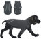 Hjumarayan Hundepullover - Dehnbarer Hunde Fleece Pullover, Warm Hundekleidung Rollkragen Hunde Pulli mit Beinen, Pullover Hund Klamotten für Cocker Spaniel, Dunkelgrau XL