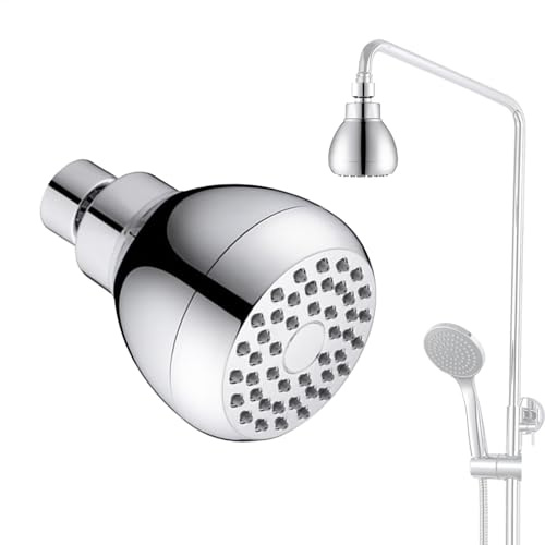 Shower Head High Pressure - Shower Head Pressure Booster | Pressure Shower Heads | Water Saver Showerheads | 3 Inch Bath Shower Head | Shower Head for Electric Shower | Rain Shower Heads Adj