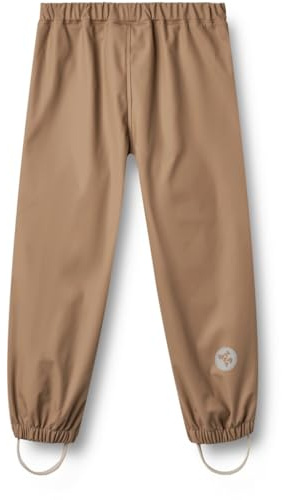 Wheat Regenhose Olo Hose Unisex GRS recycelt Wasserdicht Winddicht, Hazel, 92/2y