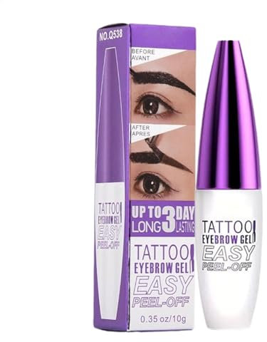 Tinte de cejas | Pele el gel de cejas | Pele el gel de cejas | Anti-transferta y anti-inundaciones con cejas de despego para cejas más suministradas y definidas. Constituir