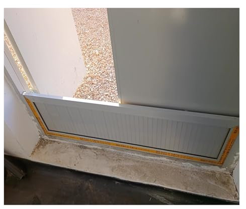 Garage Door Mouse Rodent Guard Block Seal Mouse Proof Kit, Snirt Stopper Rat Gate Seal Rodent Metal Plate, Mice Mouse Barrier Shield Guard Control for Basement Warehouse(L-45cm/17.7in/1.5ft)