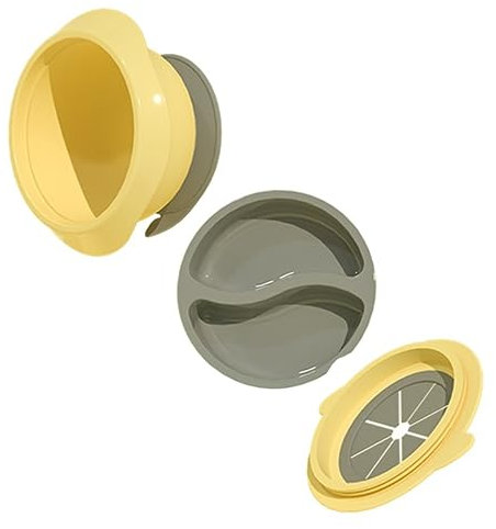 Milisten Alimentación Para Bebés Con Ventosa Desmontable Tazón Antivuelco De Seguridad Portátil Para Comidas Sin Ensuciar