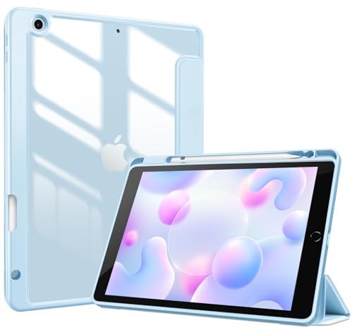 ProCase Hülle für 10,2 Zoll iPad 9./8./7. Gen 2021/2020/2019 | Schutzhülle mit Stifthalter Leicht Dünn Smart Cover Hüllen für 10,2 iPad 9/8/7
