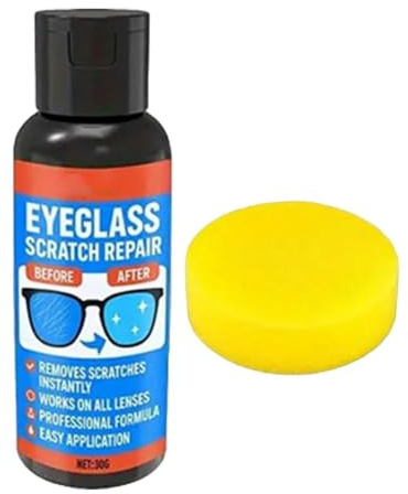 Eliminador de arañazos para lentes antivaho | Cera de reparación de arañazos para gafas, relojes, teléfonos móviles, cámaras, pantallas de ordenadores portátiles