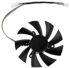 YLGOZFM Laptop-Ersatzteile 87MM GA92S2H 0,35A 100MM GAA8S2U .45A Lüfter Für ZOTAC für Gaming für GeForce RTX2070 RTX 2070 OC Mini Video Karte Kühler(Black A-Fan)