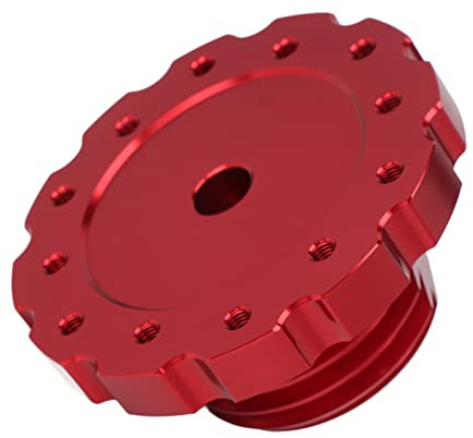 Gaming Steering Wheel Adapter Durable Aluminum Sim Racing Steering Wheel Adapter for T300 T500 TS PC TS XW, Easy Installation for Racing Enthusiasts (Red)