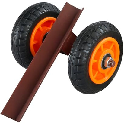 Robuster Transportwagen mit Vollgummirädern, All-Terrain-Transportlösung für Blech, Sperrholz, Türen und Glas