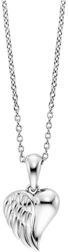 Julie Julsen JJKNE34450-S Mädchen Collier Herz Sterling-Silber 925 Gold 40 cm