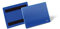Durable Magnetische Kennzeichnungstasche, für Etiketten und Dokumente in A6 quer, Packung à 50 Stück, dunkelblau, 175607