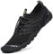 SAGUARO Wasserschuhe Herren Damen Schnell Trocknend Schwimmschuhe Atmungsaktiv rutschfeste Badeschuhe mit Dicke Sohle für Frauen Männer, Schwarz, 42 EU