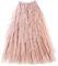 Femirah, gonna a tutù da donna lunga, in tulle, con motivo arcobaleno - Rosa - Taglia Unica
