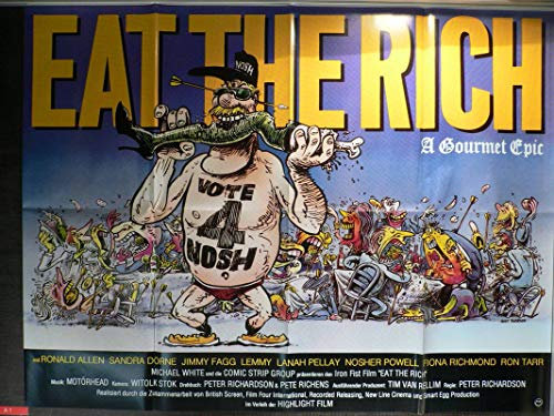 Eat The Rich - Filmposter A1 84x60cm gefaltet-G1