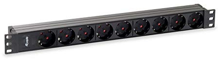 Equip Steckdosenleiste 19(1HE) 9fach Schukon,1,8m Kabel