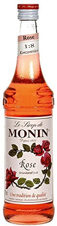 Rosen Sirup von Monin aus Frankreich, 700 ml.