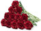 Mocoosy 12 rosas artificiales de flores falsas para decoración, rosas rojas oscuras seda flores de tallo largo para ramo de boda,centros de mesa,arreglos florales,San Valentín,hogar decoración de mesa