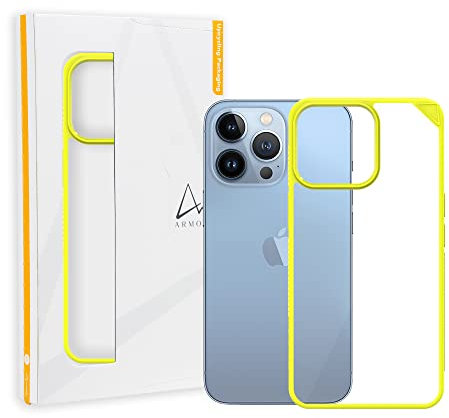 Armor Signature Case for iPhone 13 Pro (Neon Yellow with Orange Tape)