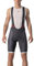 CASTELLI Competizione Kit Bib, Salopette Corte da Ciclismo Uomo, Dark Gray/Silver Gray, M