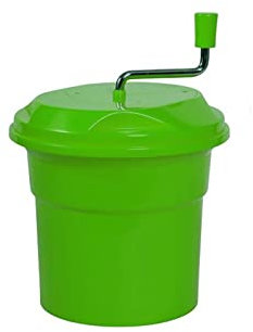 EHEIN Essoreuse de légumes Verts-séchoir à Salade Manuel, déshydrateur de légumes Multifonctionnel, Seau de déshydratation for Restaurant Occidental, 15L/25L (Size : L)