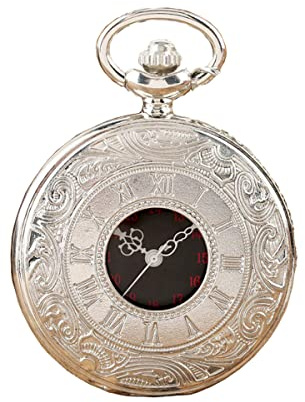 Charles William Smart Pocket Watch Wedding Groom Time Quartz with Clear Display